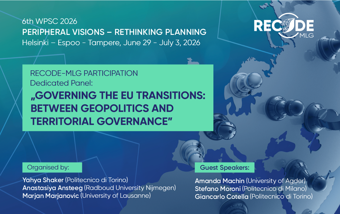 RECODE – MLG at the 6th World Planning Schools Congress 2026